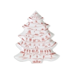 Country Estate Winter Frolic Ruby Tree Platter 15.25\ Length x 13.25\ Width
Made of Ceramic Stoneware
Oven, Microwave, Dishwasher, and Freezer Safe
Made in Portugal